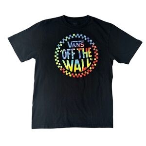 VANS black t-shirt with logo